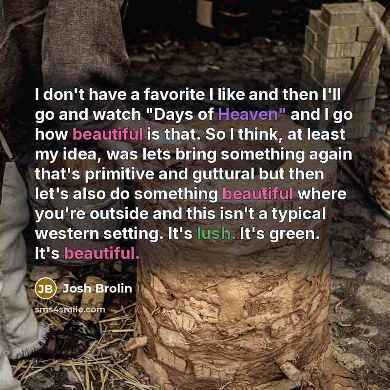 “I don't have a favorite I like and then I'll…” quote by Josh Brolin