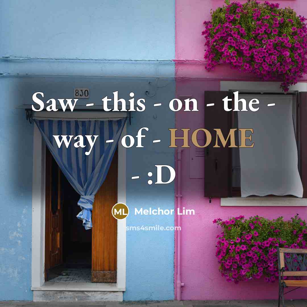 “Saw - this - on - the - way -…” quote by Melchor Lim