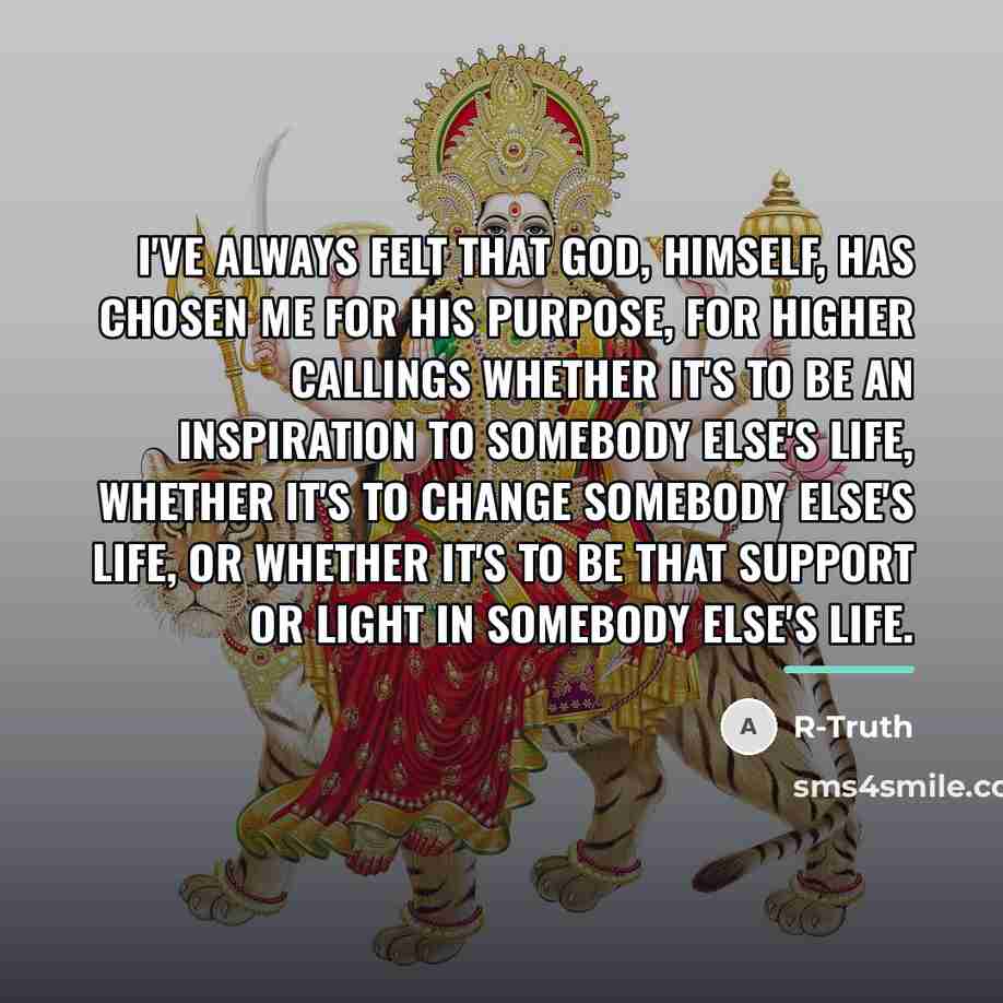 “I've always felt that God, himself, has chosen me for…” quote by R-Truth