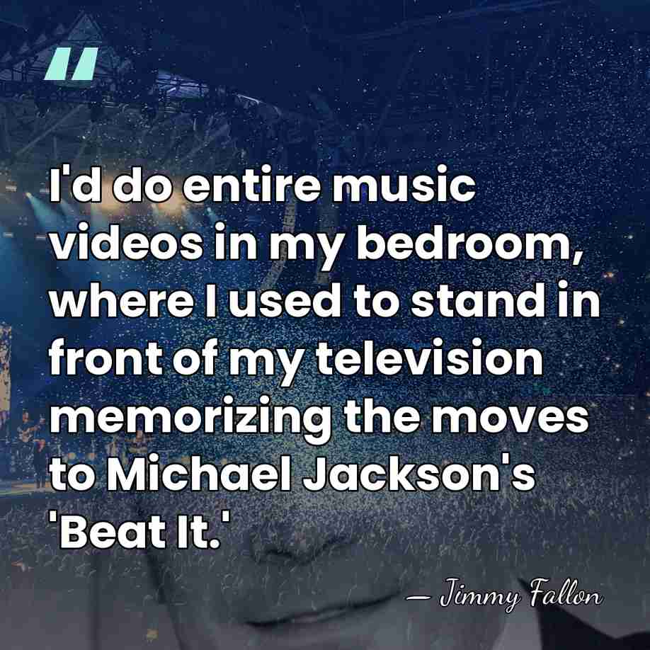 I'd do entire music videos in my bedroom, where I used to&hellip; - Jimmy Fallon