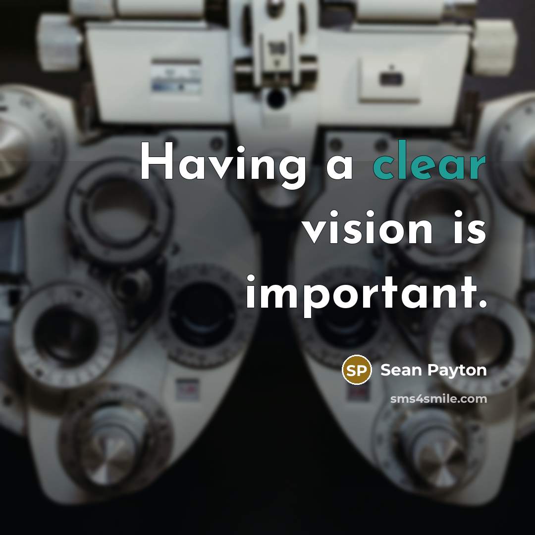“Having a clear vision is important.…” quote by Sean Payton