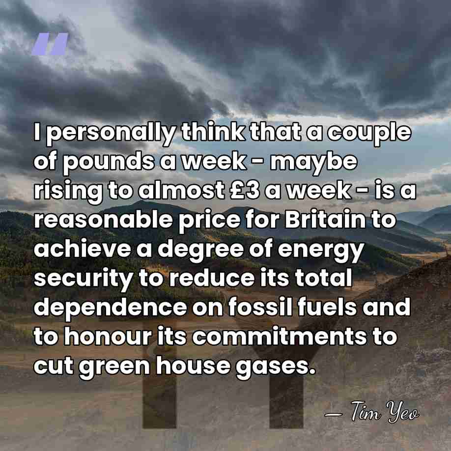 I personally think that a couple of pounds a week - maybe&hellip; - Tim Yeo