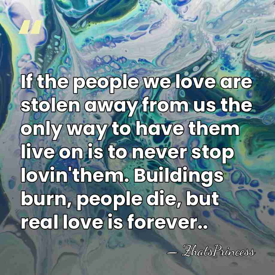 If the people we love are stolen away from us the only&hellip; - ZhatsPrincess