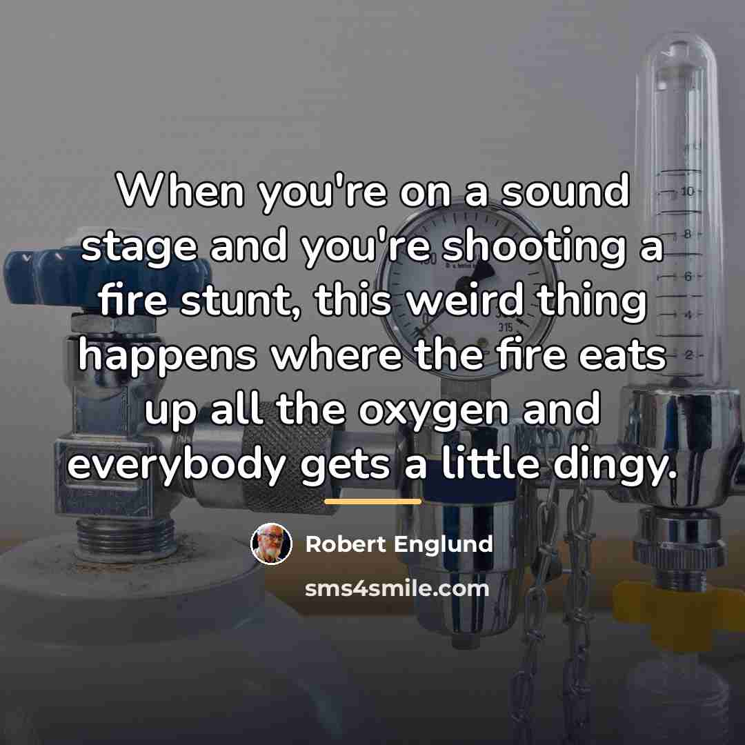 “When you're on a sound stage and you're shooting a…” quote by Robert Englund