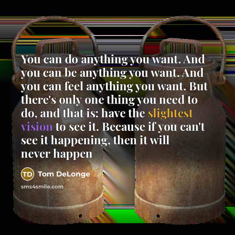 “You can do anything you want. And you can be…” quote by Tom DeLonge