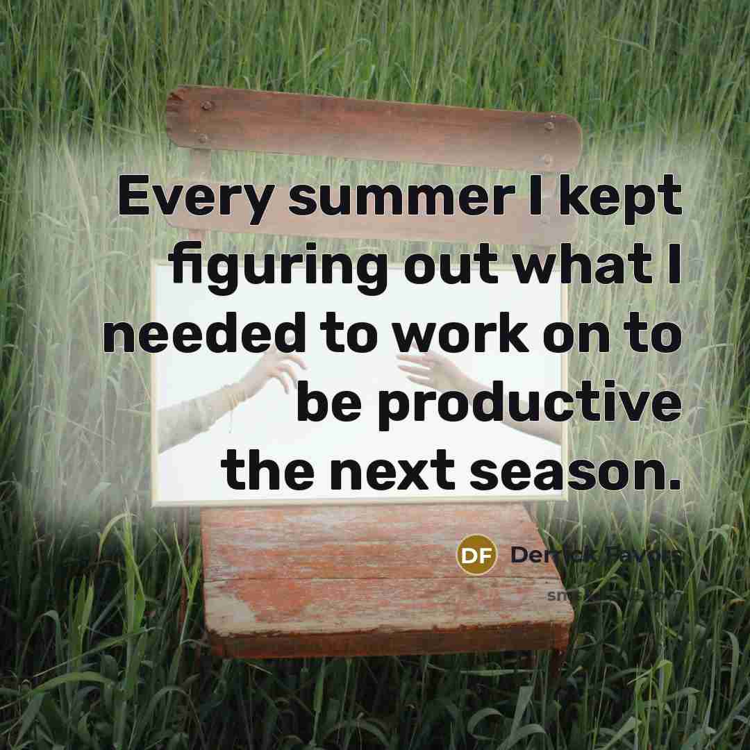 “Every summer I kept figuring out what I needed to…” quote by Derrick Favors