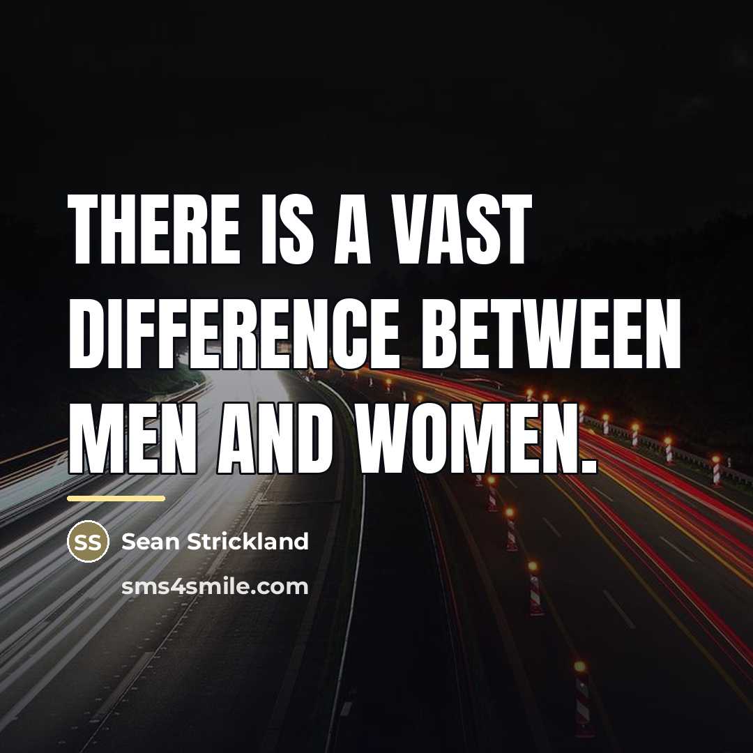 “There is a vast difference between men and women.…” quote by Sean Strickland
