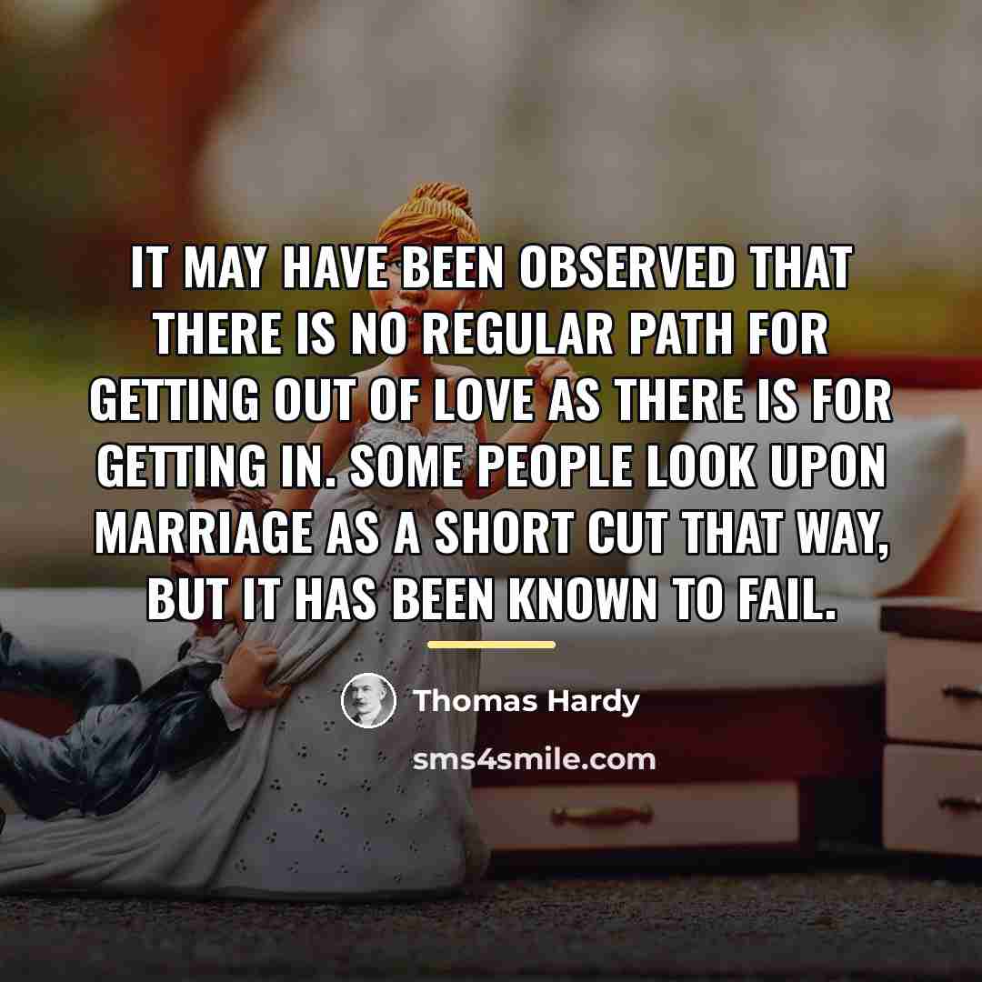 “It may have been observed that there is no regular…” quote by Thomas Hardy