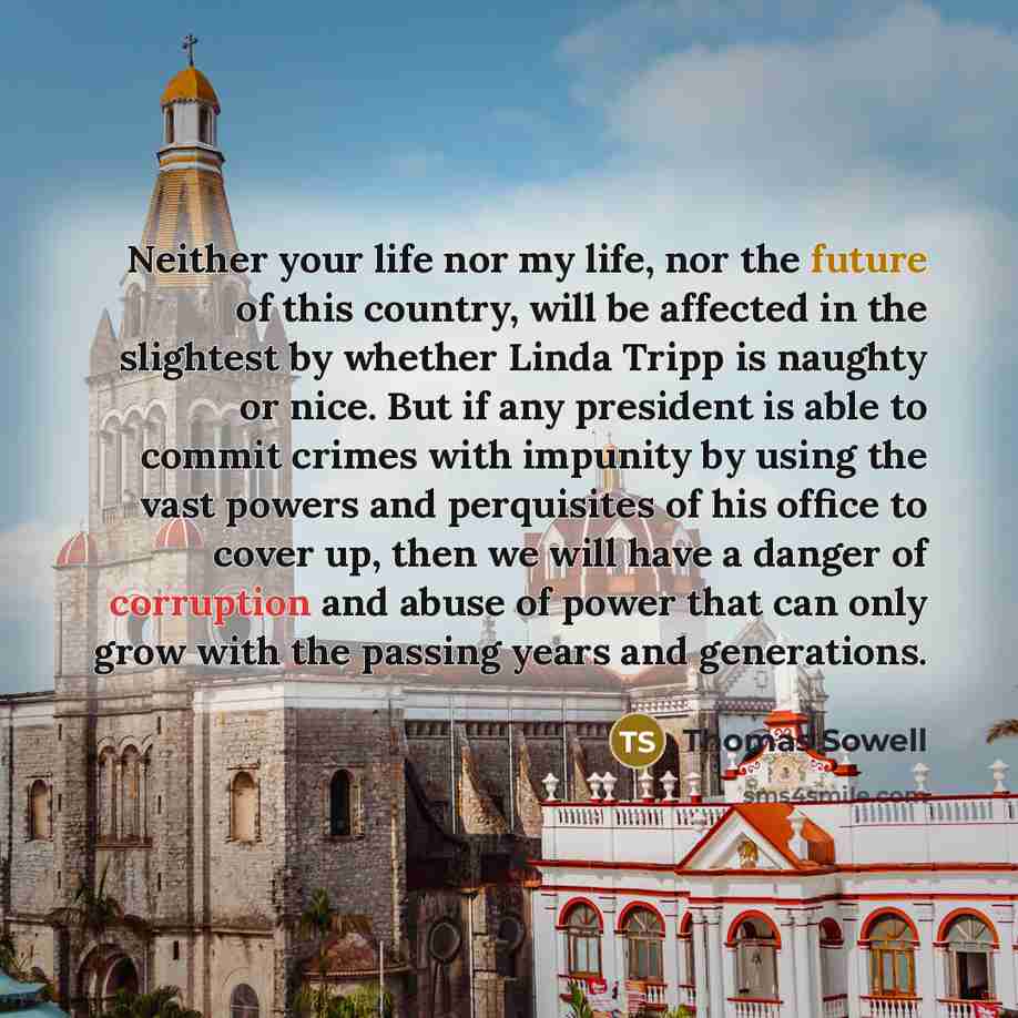 “Neither your life nor my life, nor the future of…” quote by Thomas Sowell