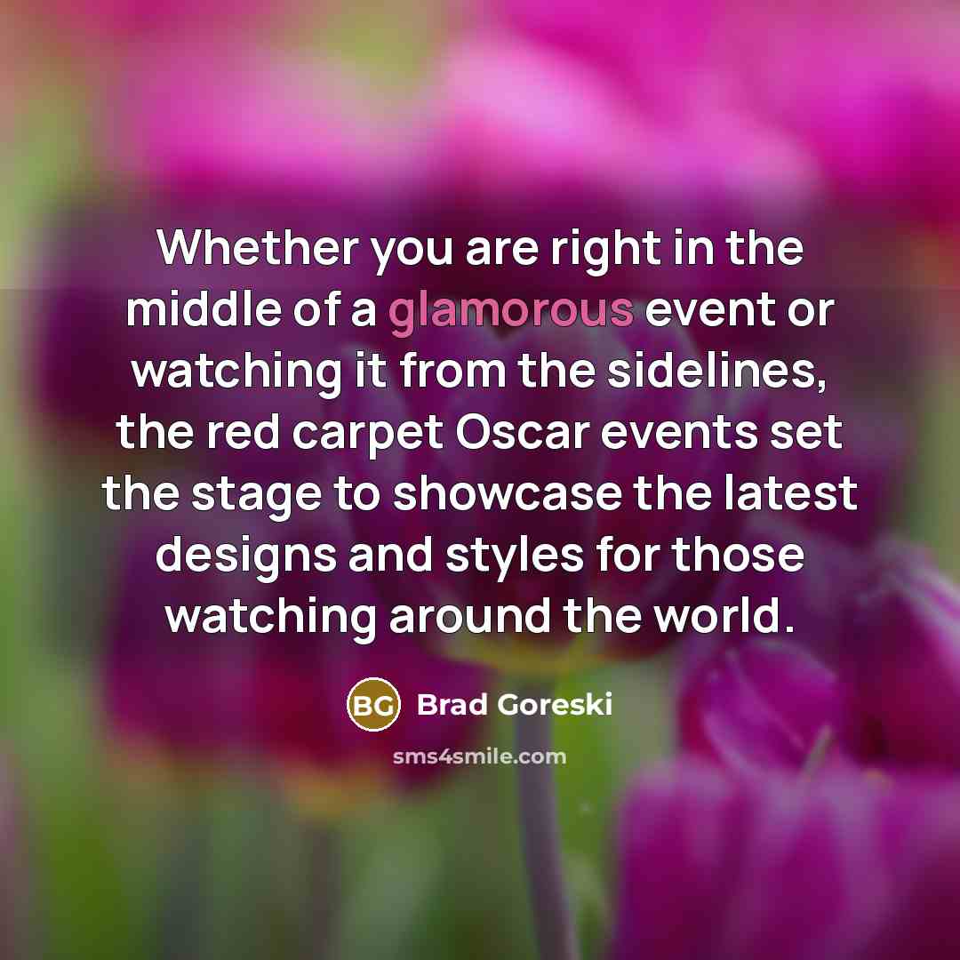 “Whether you are right in the middle of a glamorous…” quote by Brad Goreski