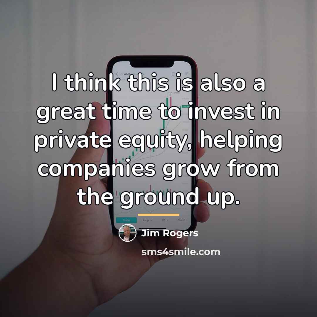 “I think this is also a great time to invest…” quote by Jim Rogers