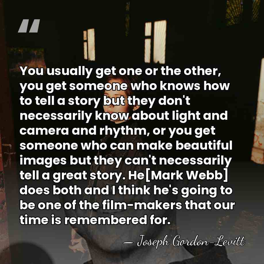 You usually get one or the other, you get someone who knows&hellip; - Joseph Gordon-Levitt