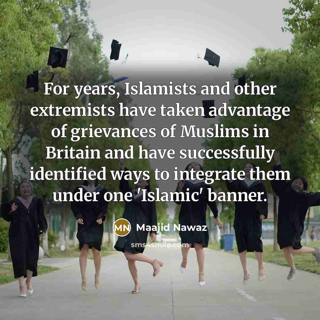 “For years, Islamists and other extremists have taken advantage of…” quote by Maajid Nawaz