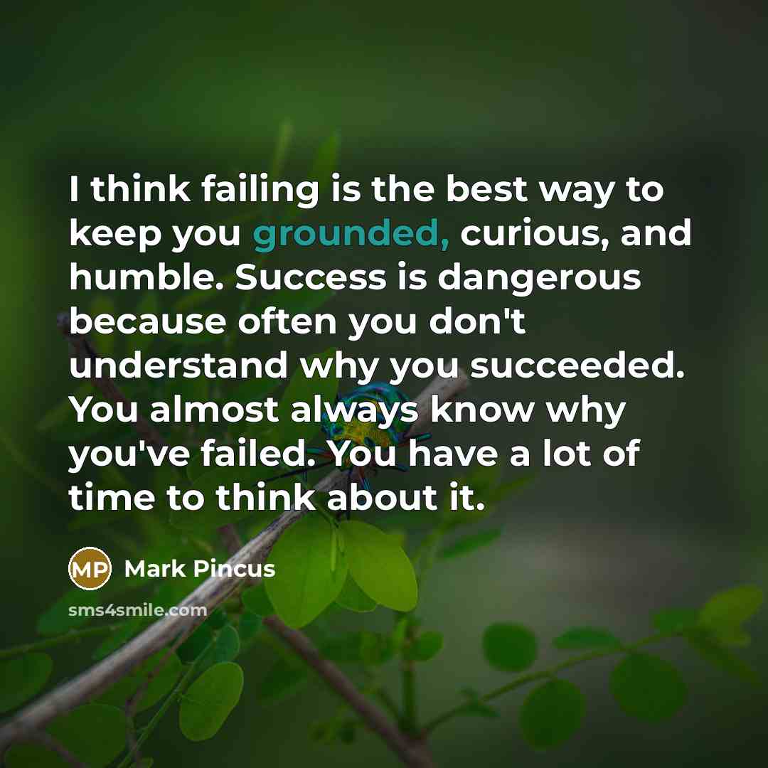 “I think failing is the best way to keep you…” quote by Mark Pincus