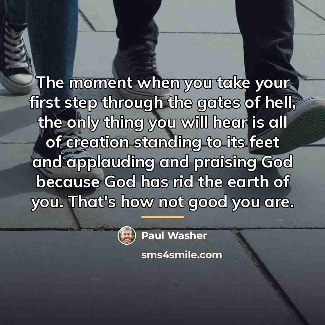 “The moment when you take your first step through the…” quote by Paul Washer