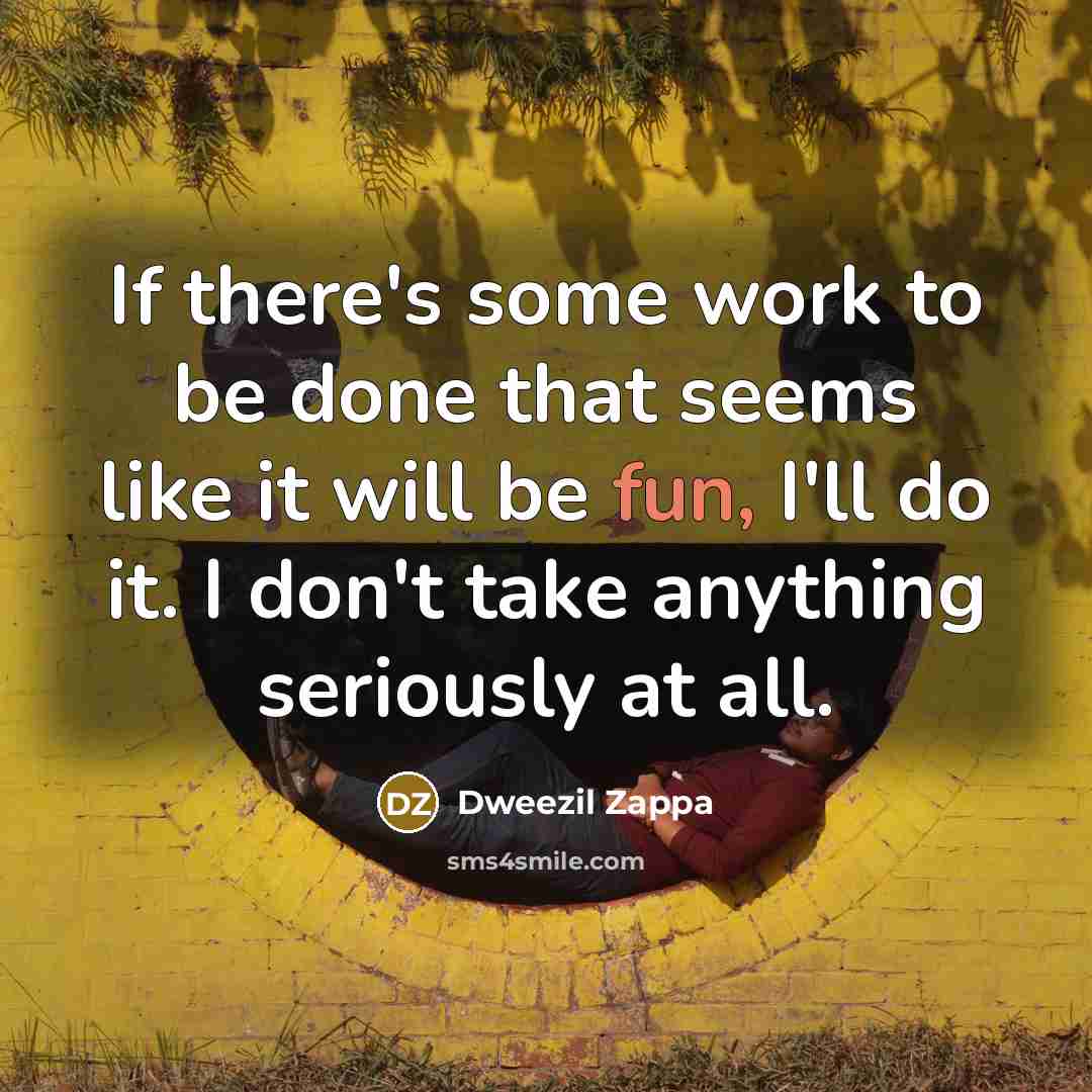 “If there's some work to be done that seems like…” quote by Dweezil Zappa