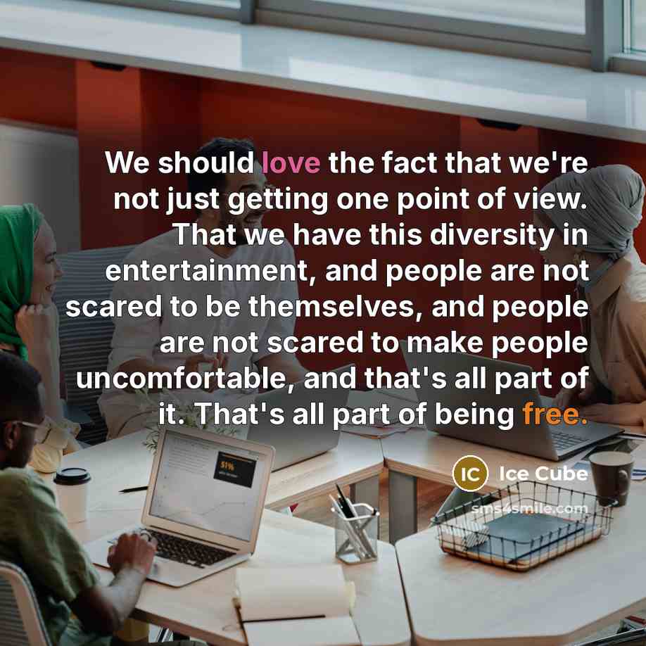 “We should love the fact that we're not just getting…” quote by Ice Cube