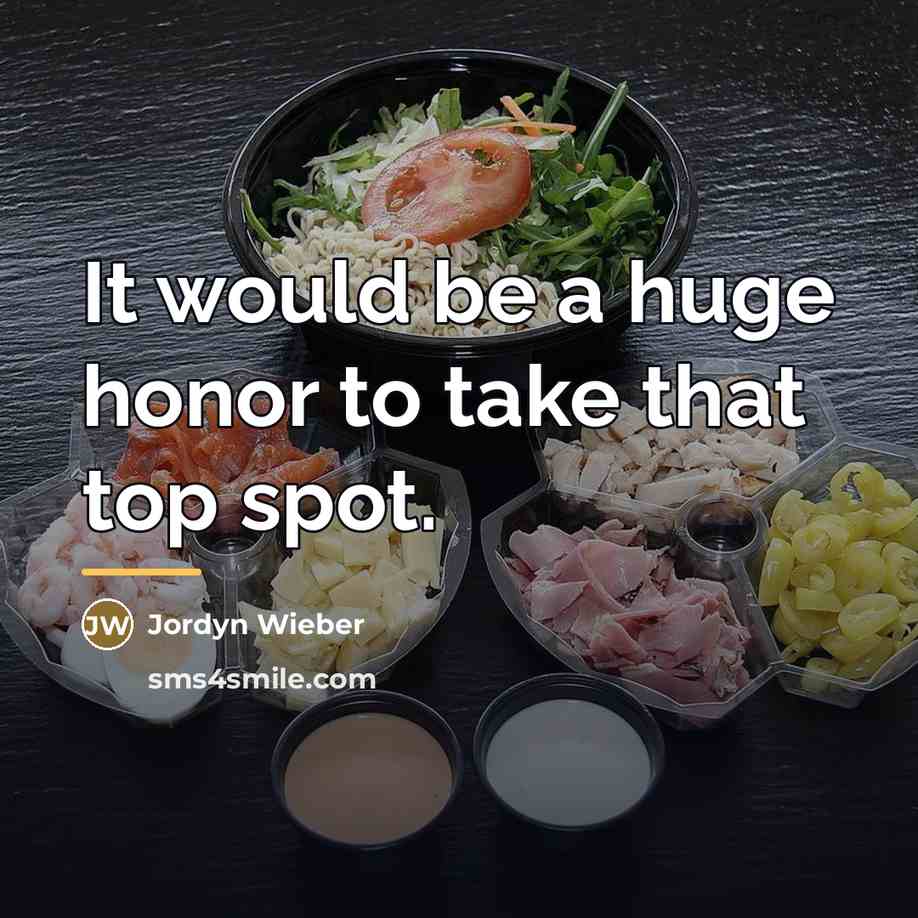 “It would be a huge honor to take that top…” quote by Jordyn Wieber