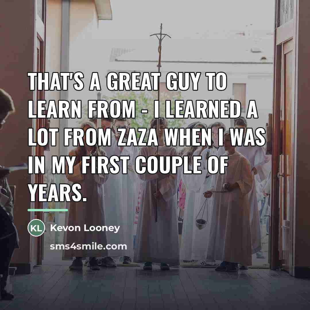 “That's a great guy to learn from - I learned…” quote by Kevon Looney