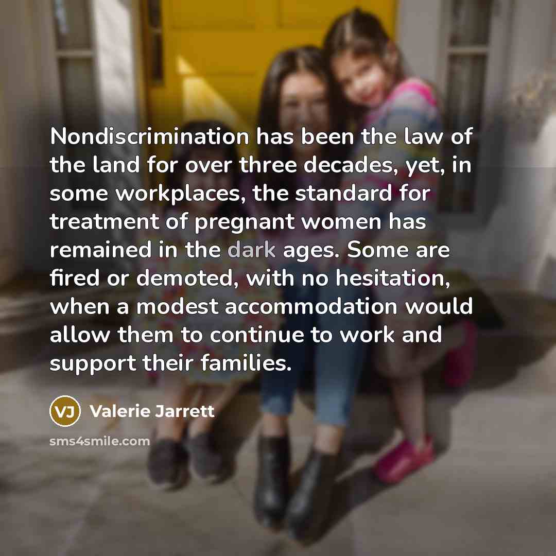 “Nondiscrimination has been the law of the land for over…” quote by Valerie Jarrett