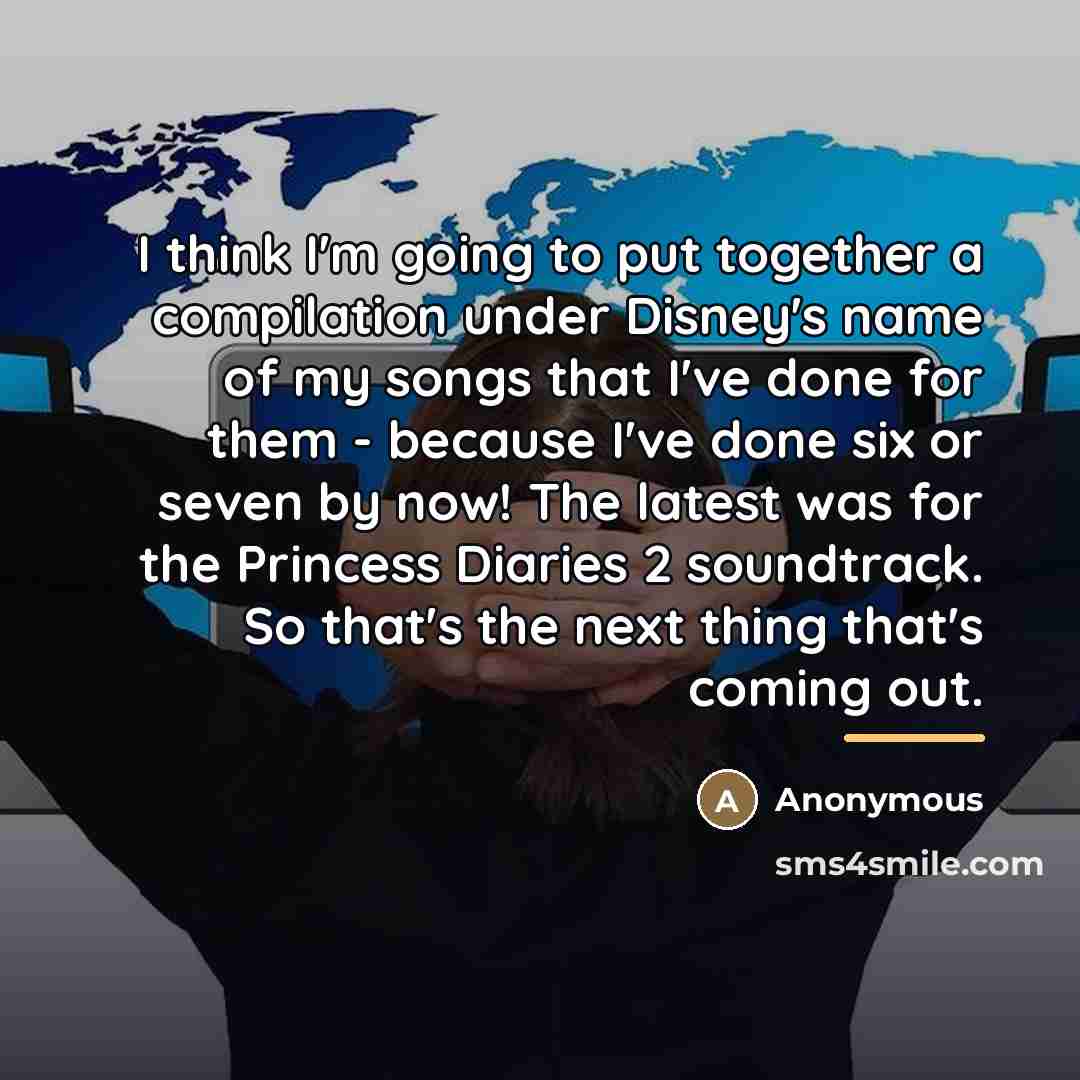 “I think I'm going to put together a compilation under…” quote by Anonymous