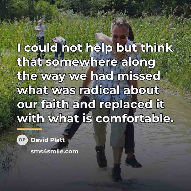 “I could not help but think that somewhere along the…” quote by David Platt