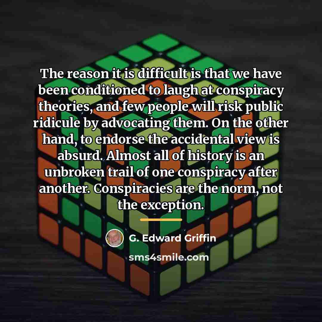 “The reason it is difficult is that we have been…” quote by G. Edward Griffin