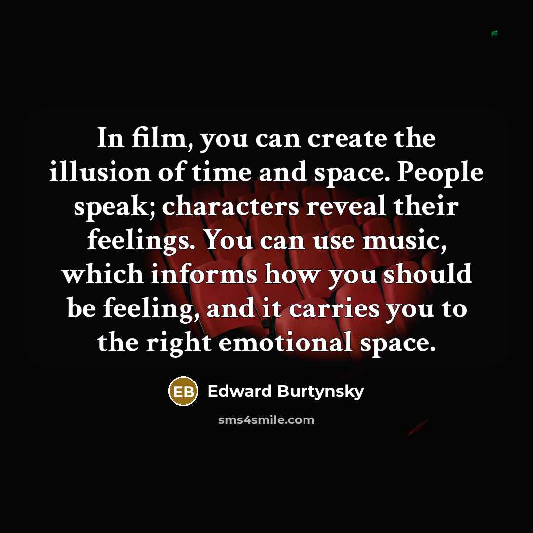 “In film, you can create the illusion of time and…” quote by Edward Burtynsky