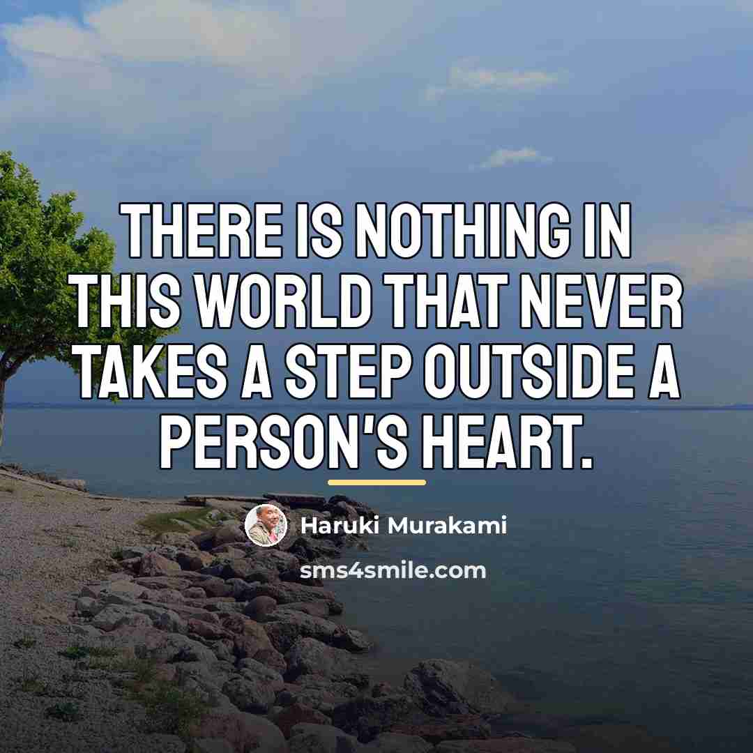 “There is nothing in this world that never takes a…” quote by Haruki Murakami
