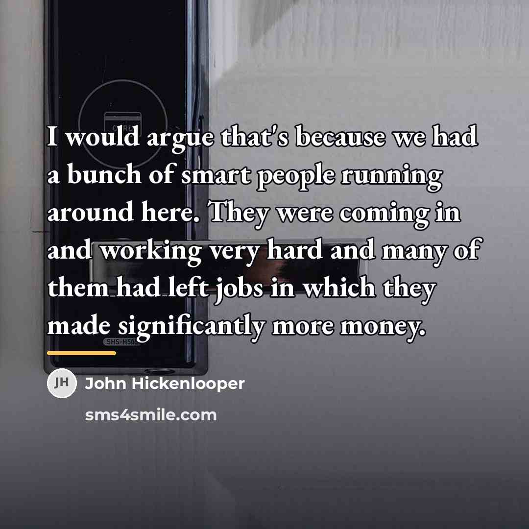 “I would argue that's because we had a bunch of…” quote by John Hickenlooper