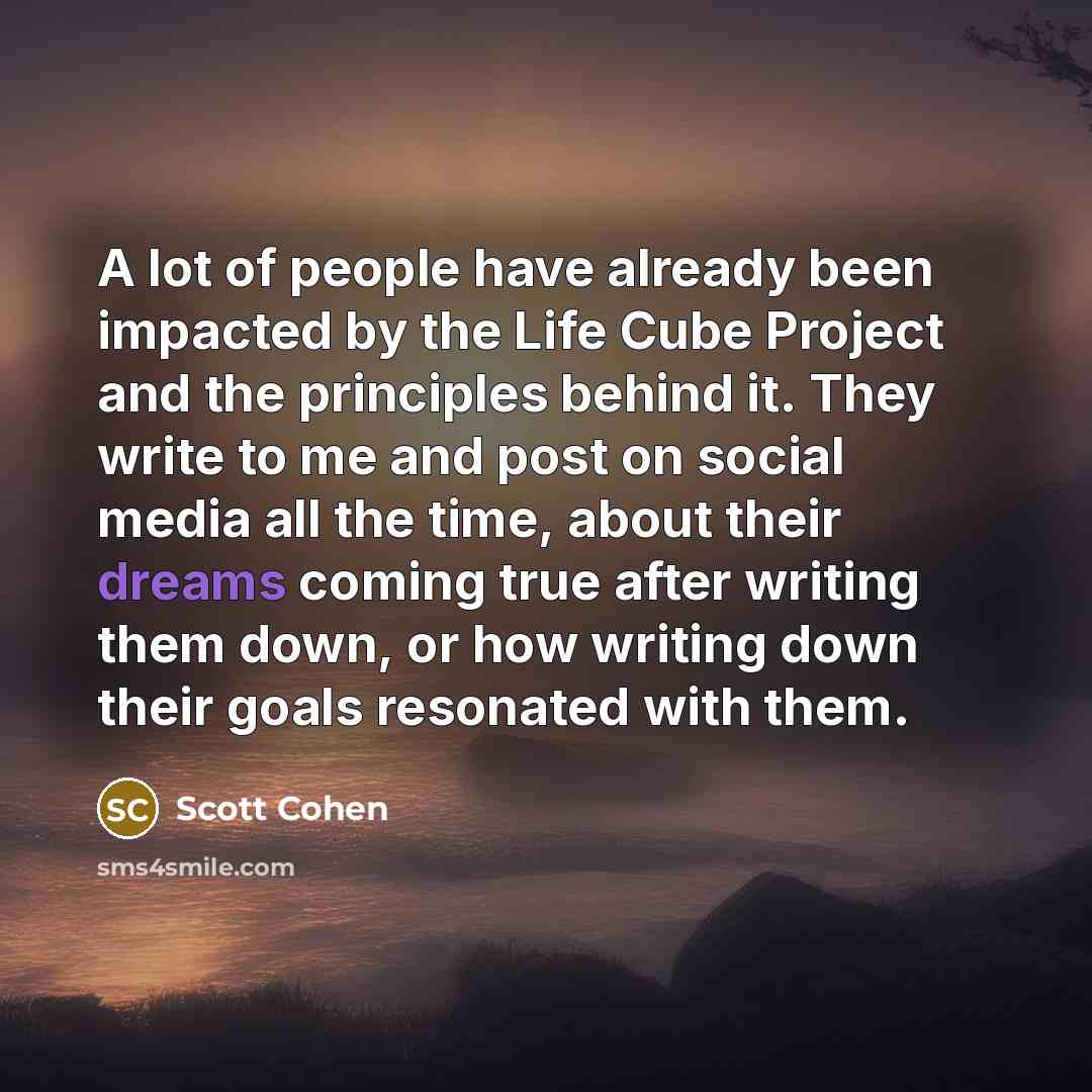 “A lot of people have already been impacted by the…” quote by Scott Cohen