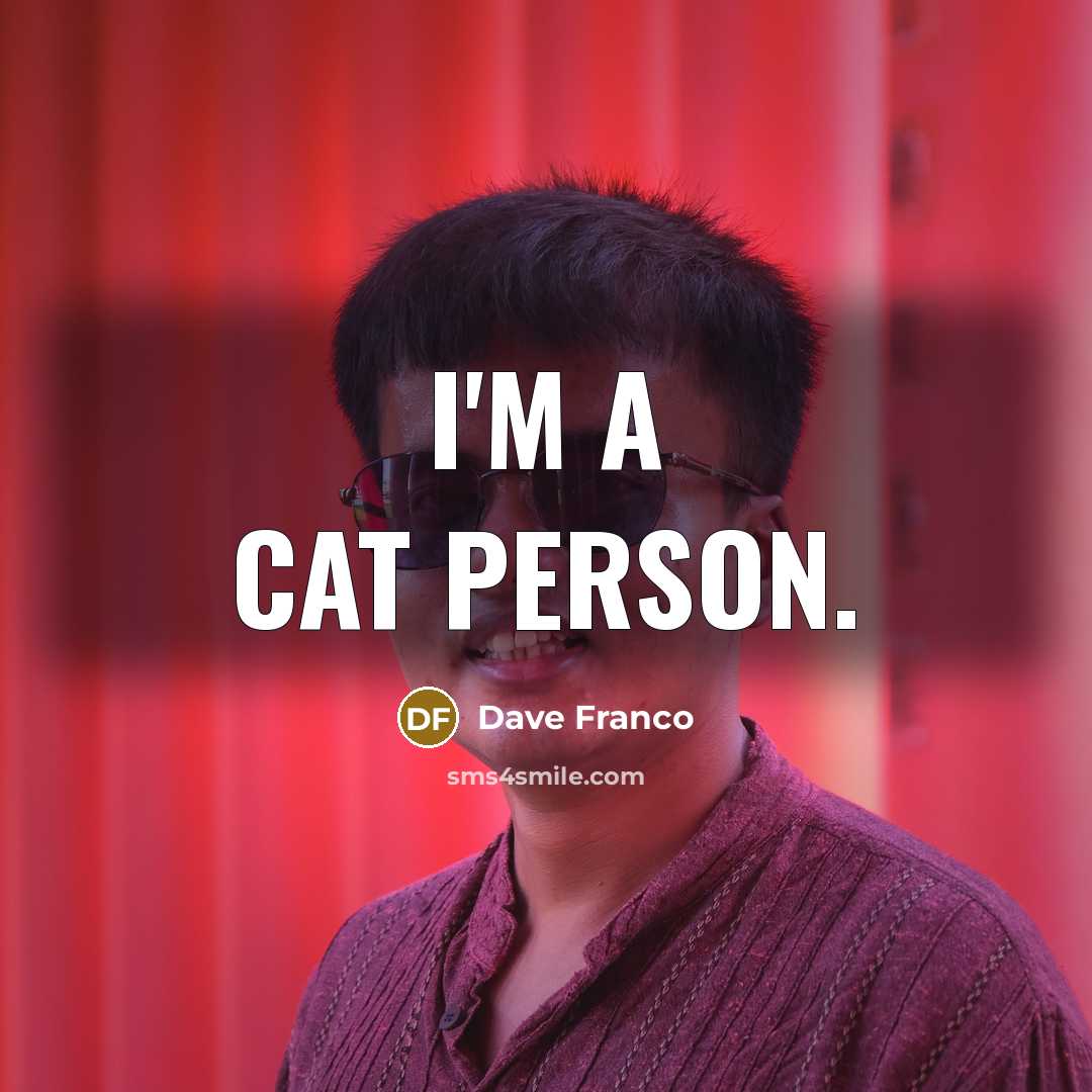 “I'm a cat person.…” quote by Dave Franco