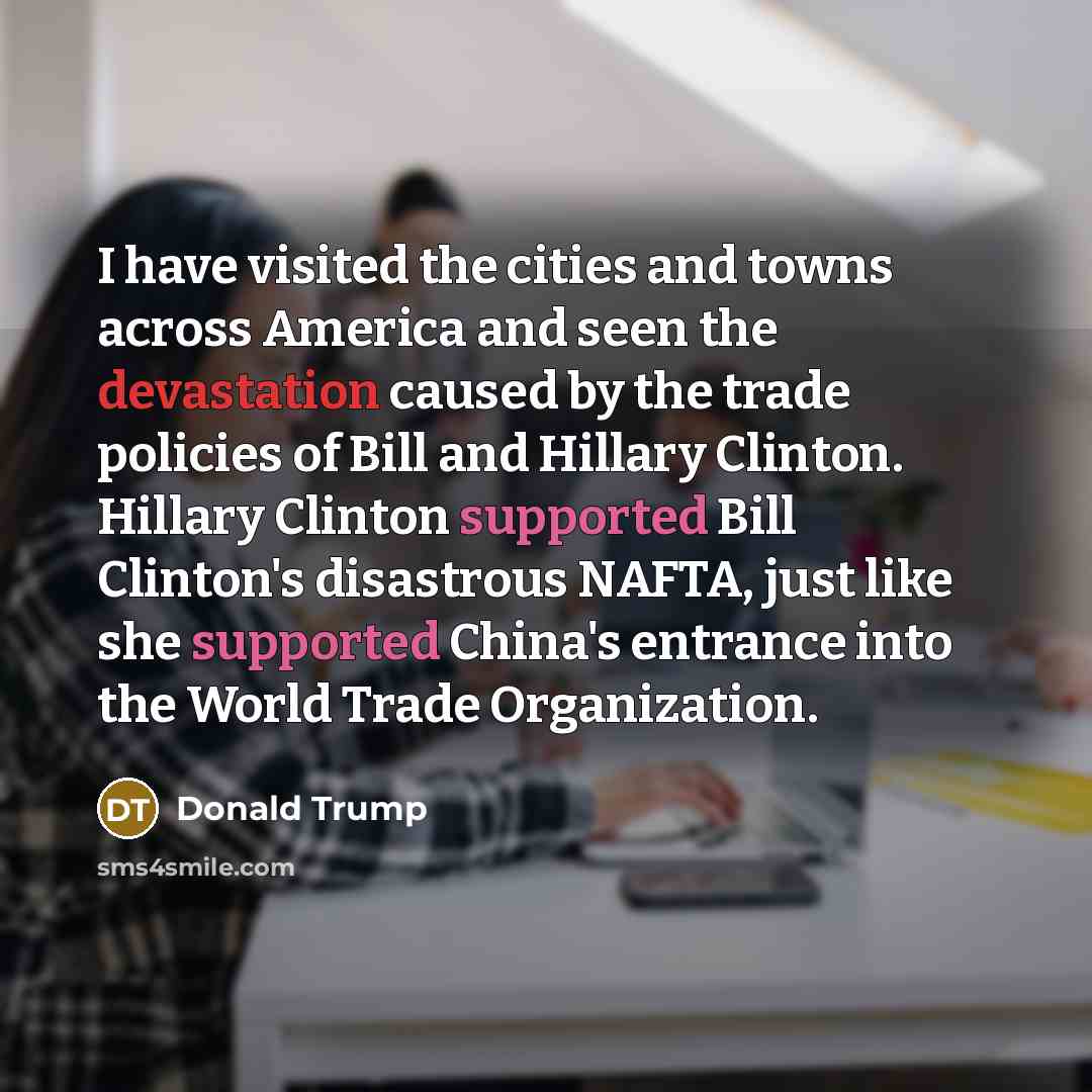 “I have visited the cities and towns across America and…” quote by Donald Trump