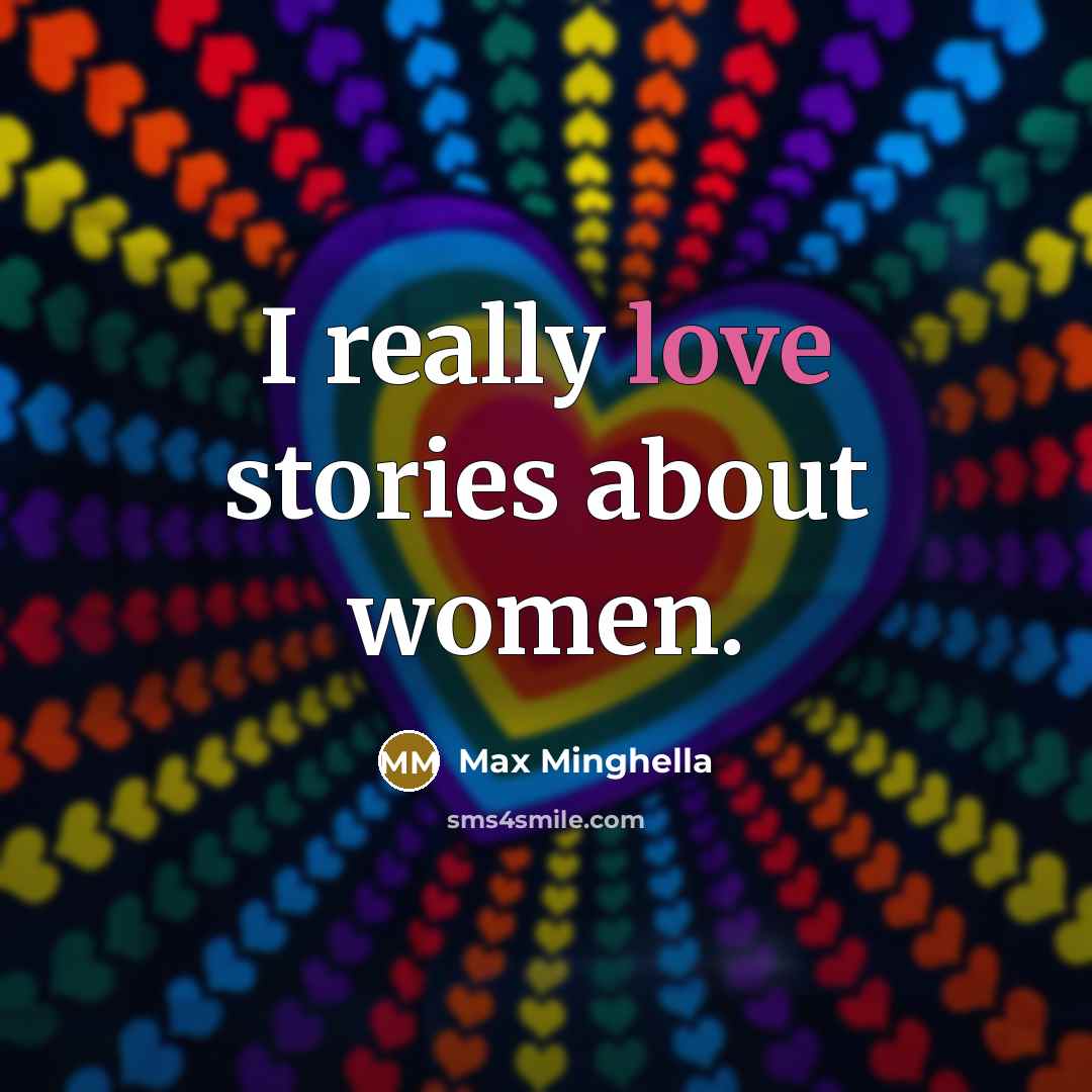 “I really love stories about women.…” quote by Max Minghella