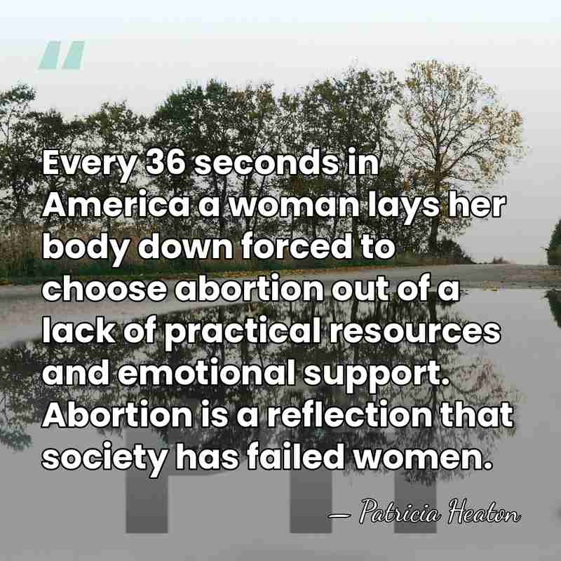 Every 36 seconds in America a woman lays her body down forced&hellip; - Patricia Heaton