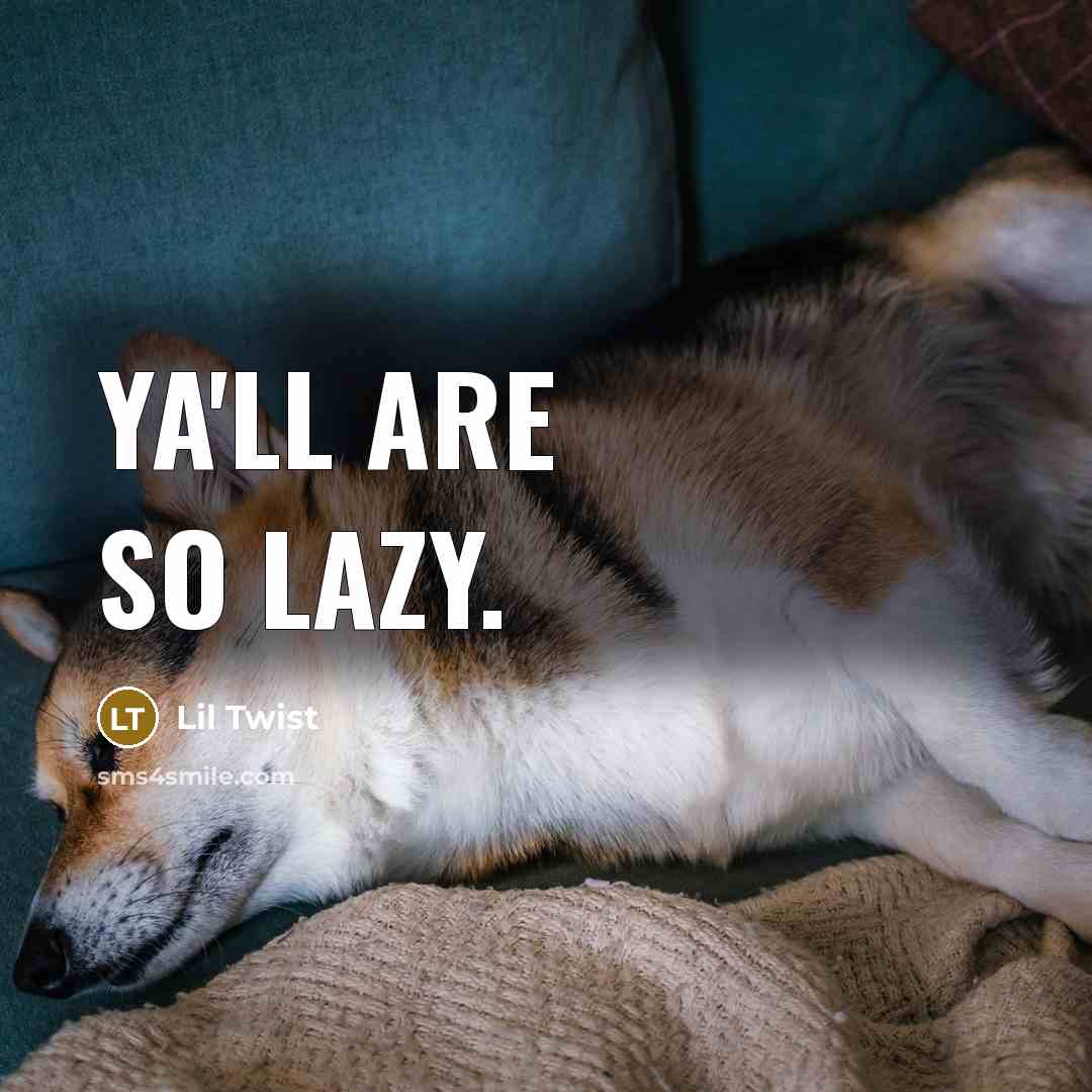 “Ya'll are so lazy.…” quote by Lil Twist