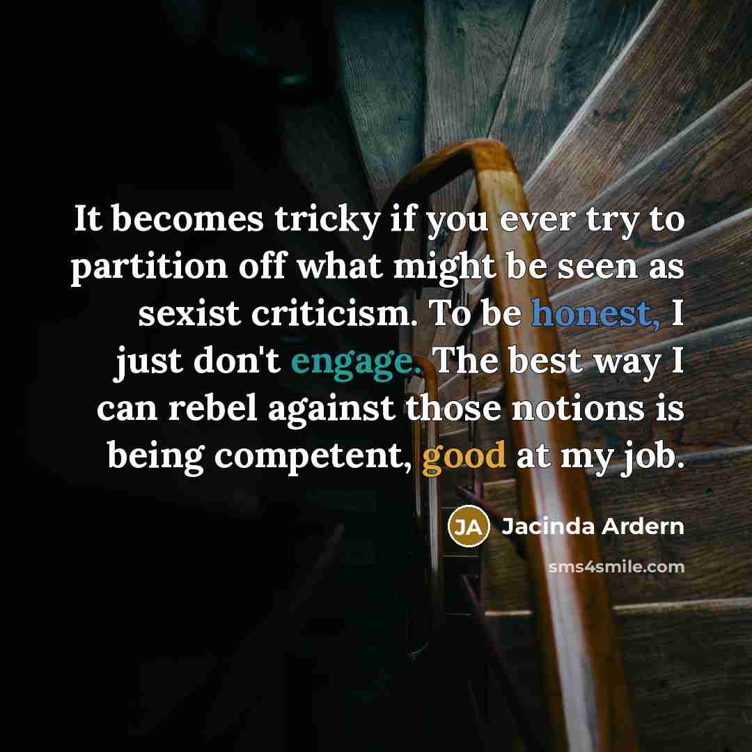 “It becomes tricky if you ever try to partition off…” quote by Jacinda Ardern