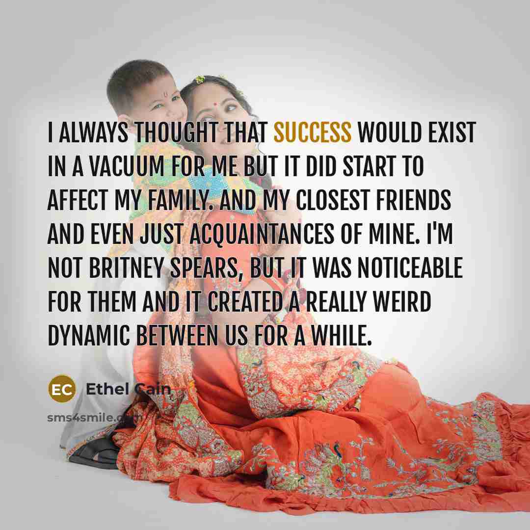 “I always thought that success would exist in a vacuum…” quote by Ethel Cain