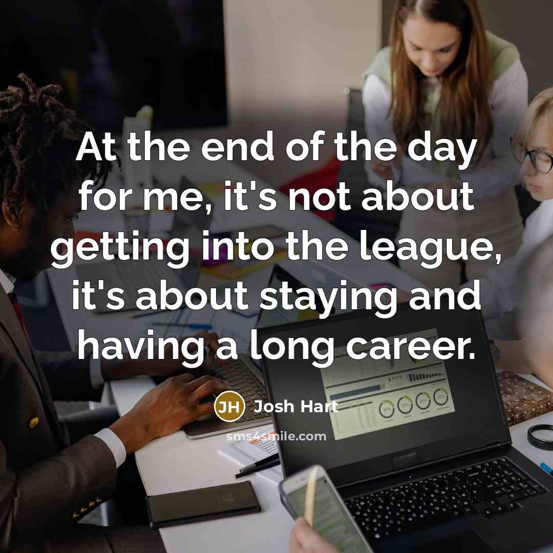 “At the end of the day for me, it's not…” quote by Josh Hart