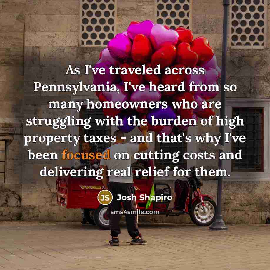 “As I've traveled across Pennsylvania, I've heard from so many…” quote by Josh Shapiro