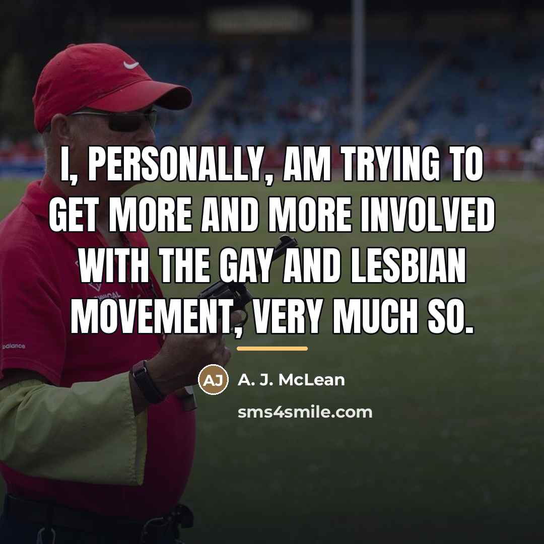 “I, personally, am trying to get more and more involved…” quote by A. J. McLean