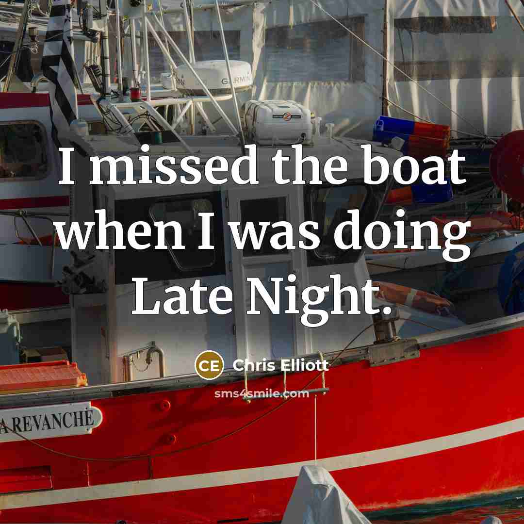 “I missed the boat when I was doing Late Night.…” quote by Chris Elliott