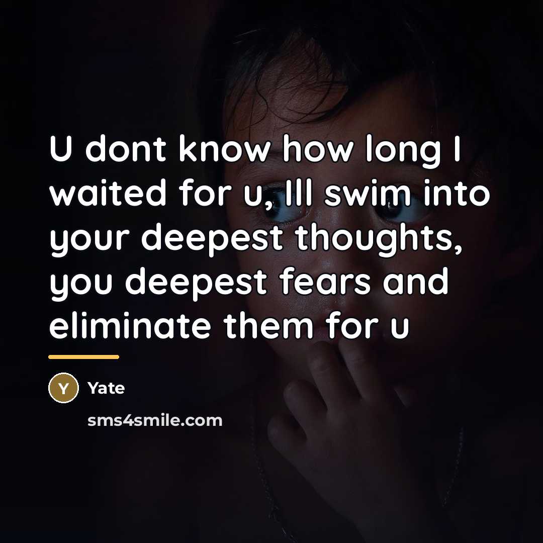 “U dont know how long I waited for u, Ill…” quote by Yate