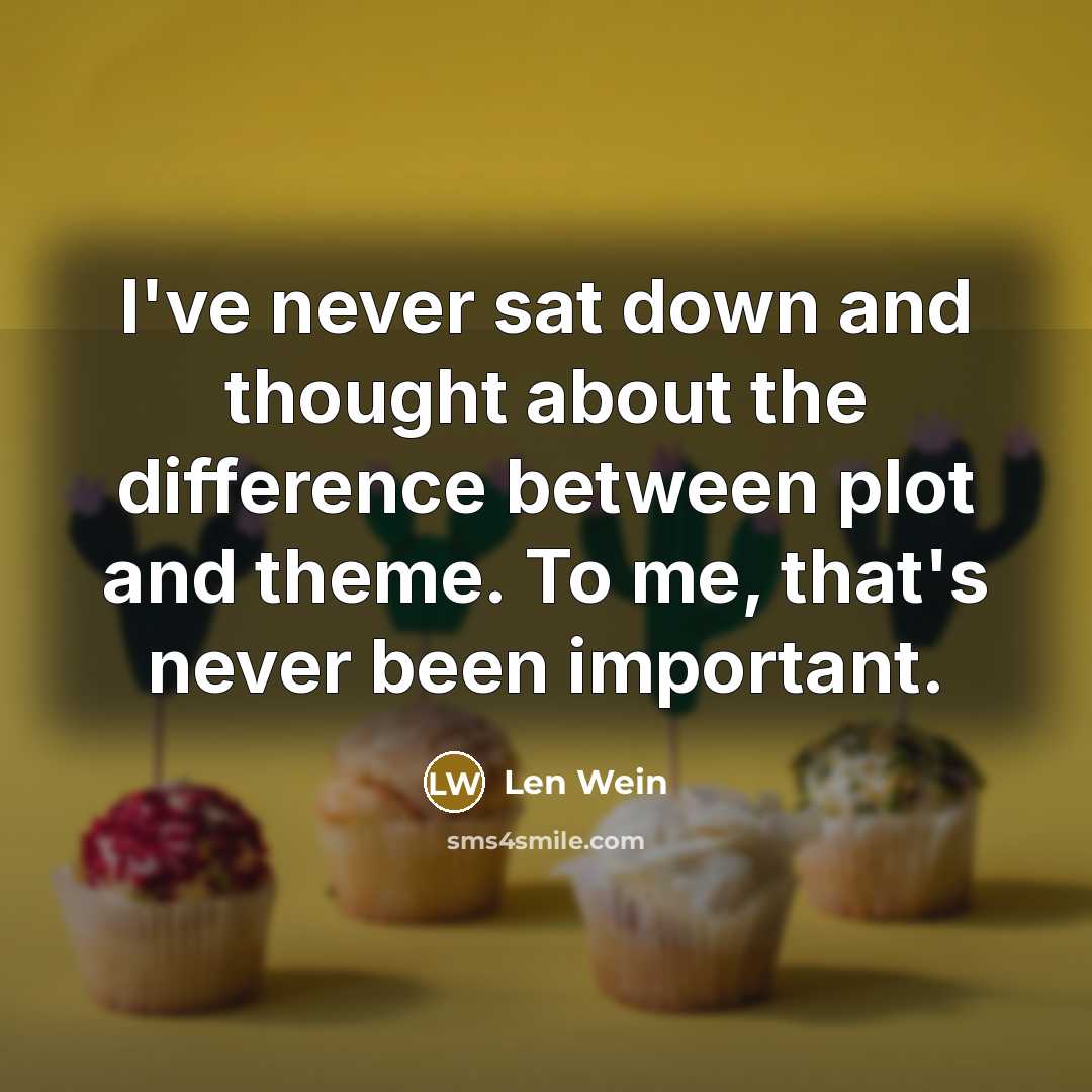 “I've never sat down and thought about the difference between…” quote by Len Wein