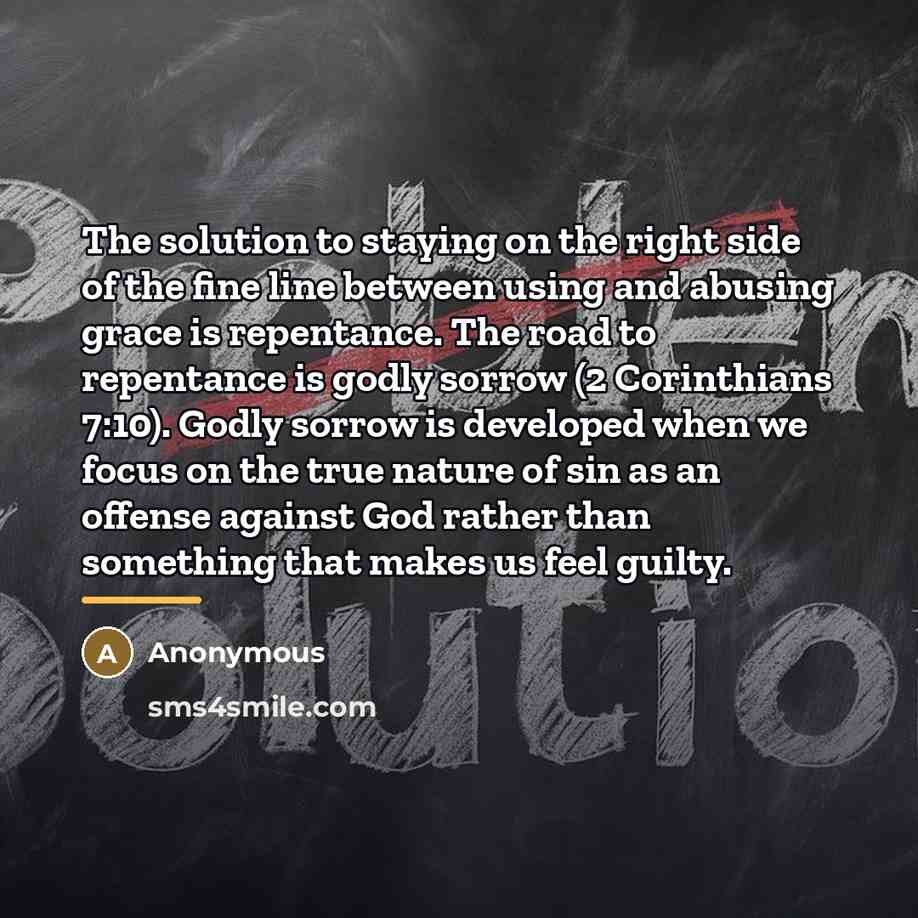“The solution to staying on the right side of the…” quote by Anonymous