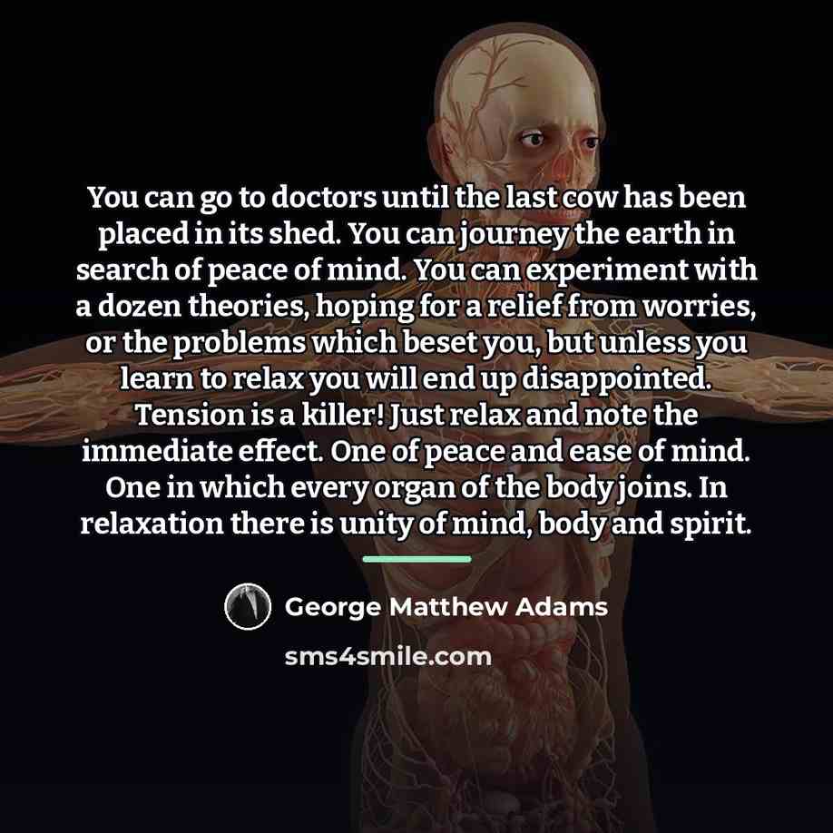 “You can go to doctors until the last cow has…” quote by George Matthew Adams