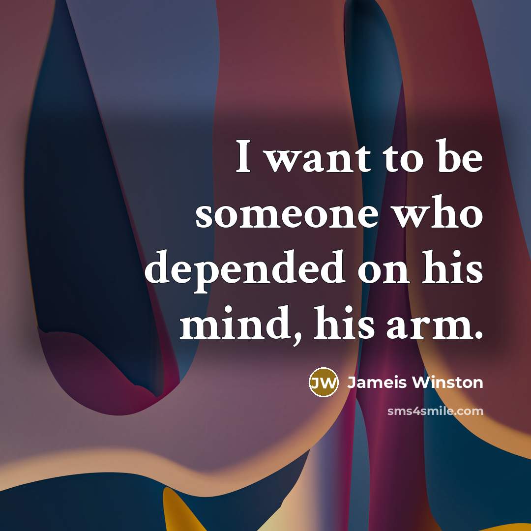 “I want to be someone who depended on his mind,…” quote by Jameis Winston
