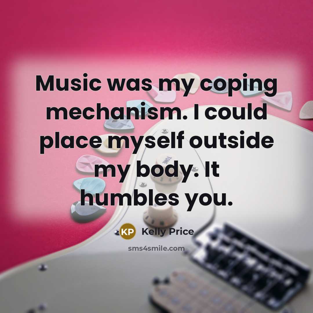 “Music was my coping mechanism. I could place myself outside…” quote by Kelly Price
