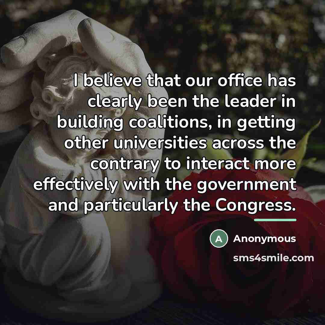 “I believe that our office has clearly been the leader…” quote by Anonymous
