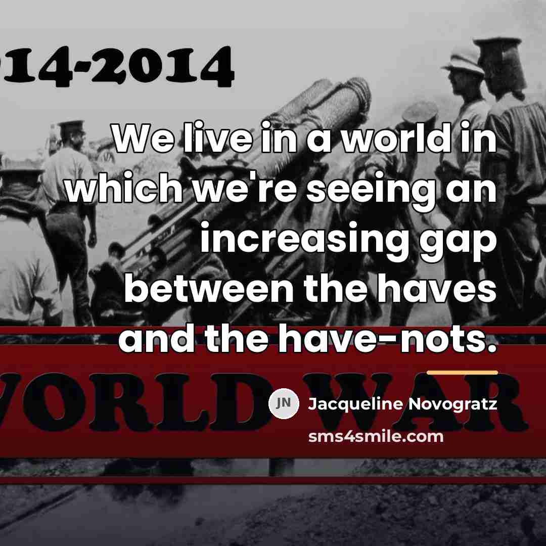 “We live in a world in which we're seeing an…” quote by Jacqueline Novogratz